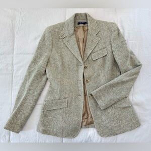 Ralph Lauren Alpaca & Wool Tweed Blazer